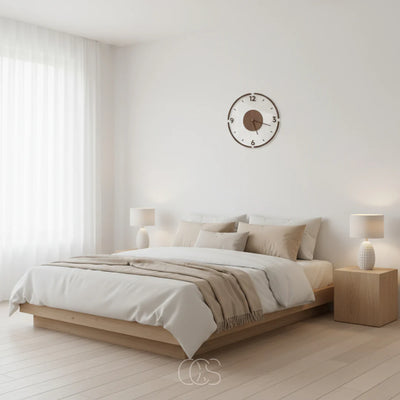 Scandinavische Stille Wandklok - Nordique