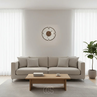 Scandinavische Stille Wandklok - Nordique