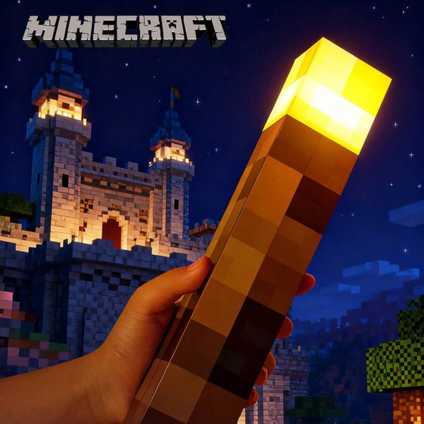 Torche Minecraft grandeur nature | Donnez vie à Minecraft !