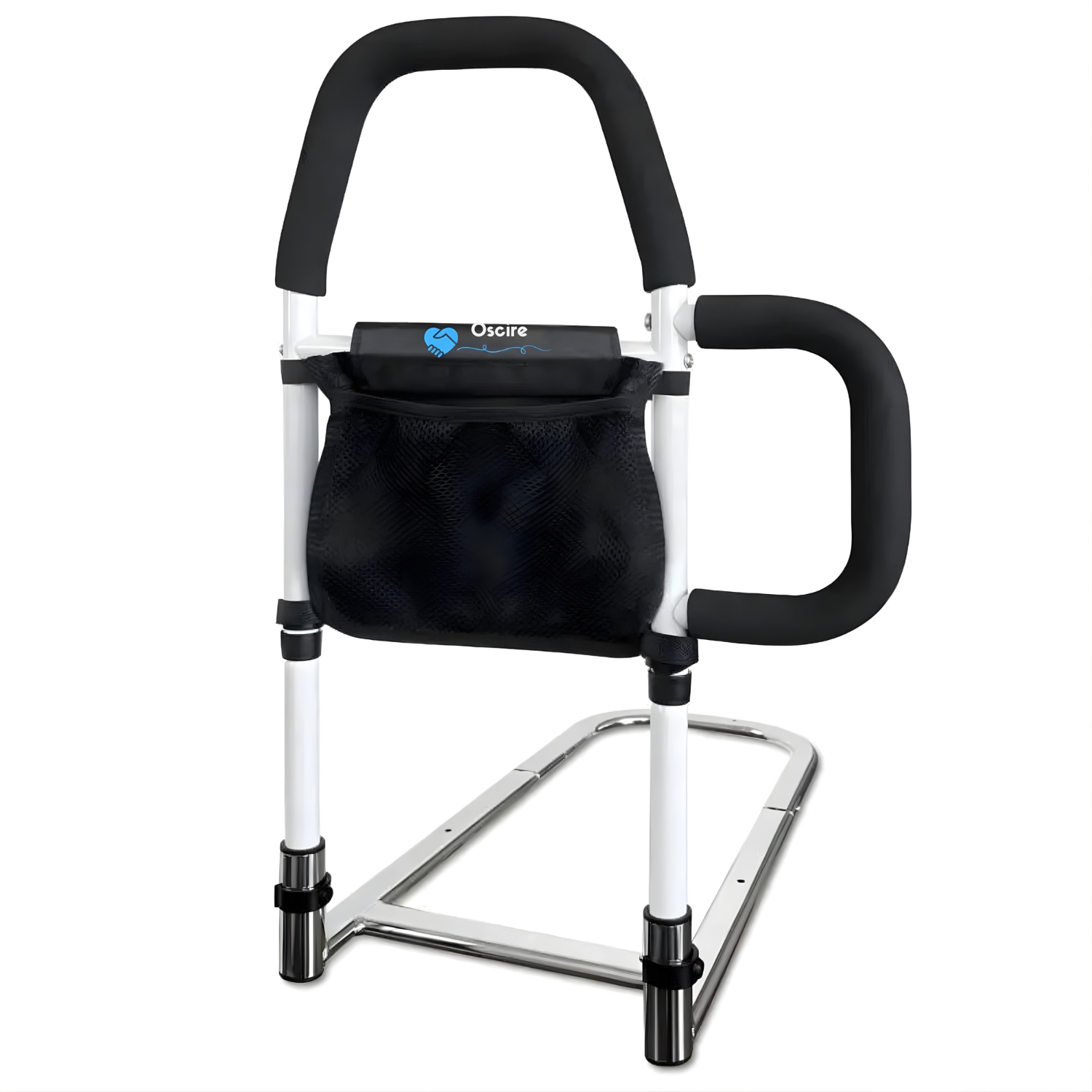 GripBuddy | Barrière de lit solide - Barre d'appui avec accoudoir et pochette de rangement pour entrer et sortir du lit en toute sécurité