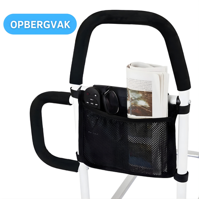 GripBuddy | Barrière de lit solide - Barre d'appui avec accoudoir et pochette de rangement pour entrer et sortir du lit en toute sécurité