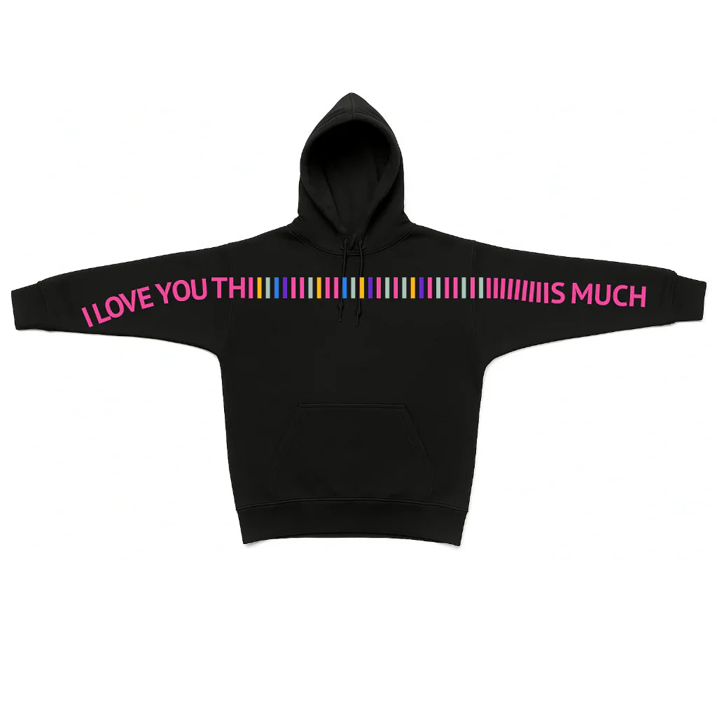 LoveYou - Hoodie met een boodschap
