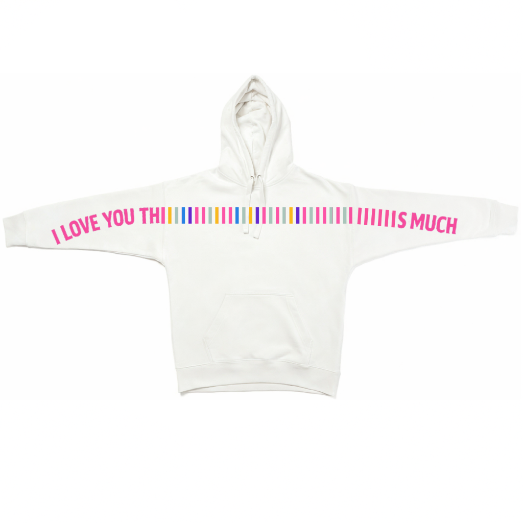 LoveYou - Hoodie met een boodschap