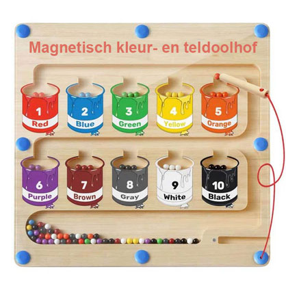 MagneticMaze - Kleur- en cijferdoolhof