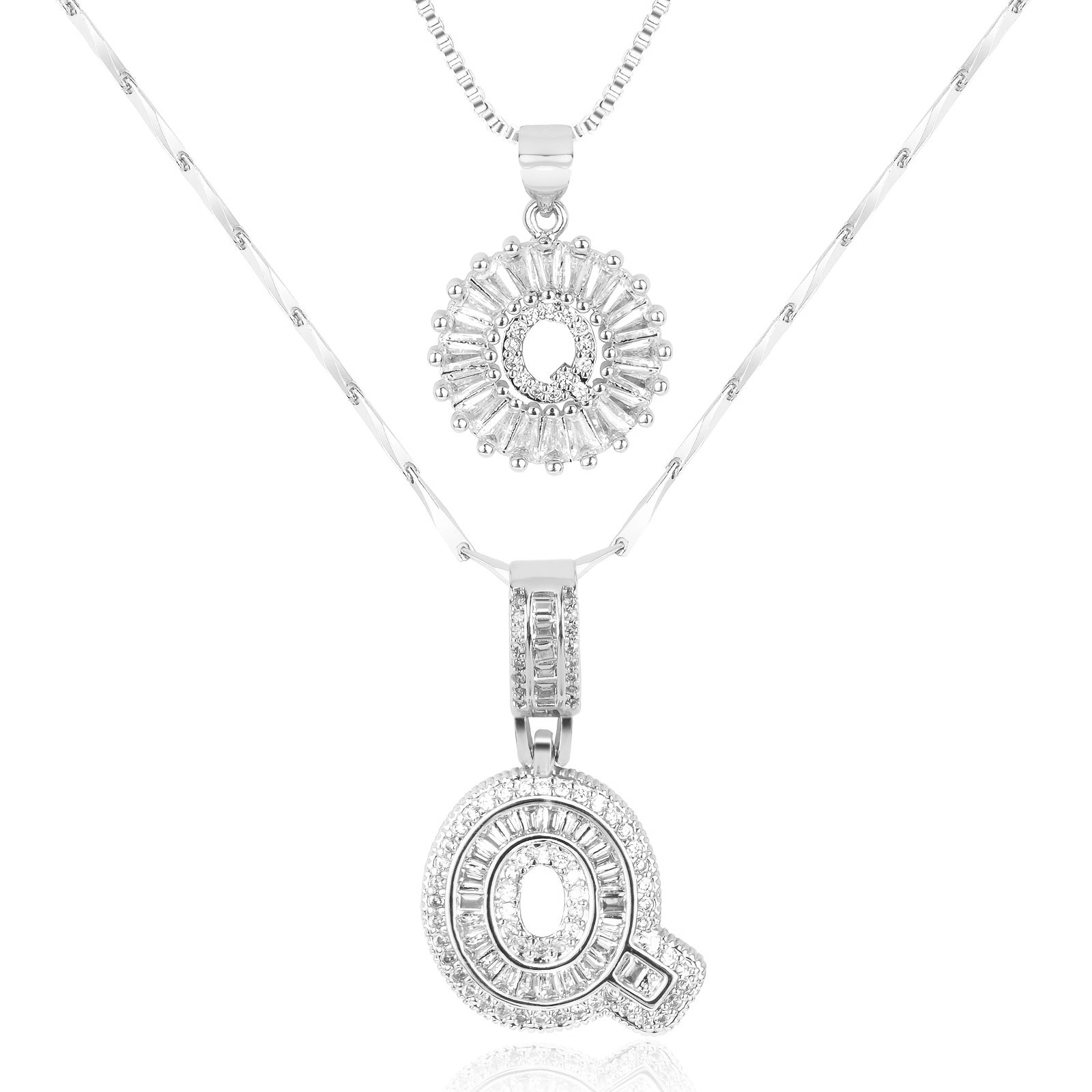 GemLetter Ketting - Initiaal Hanger met Luxe Glans