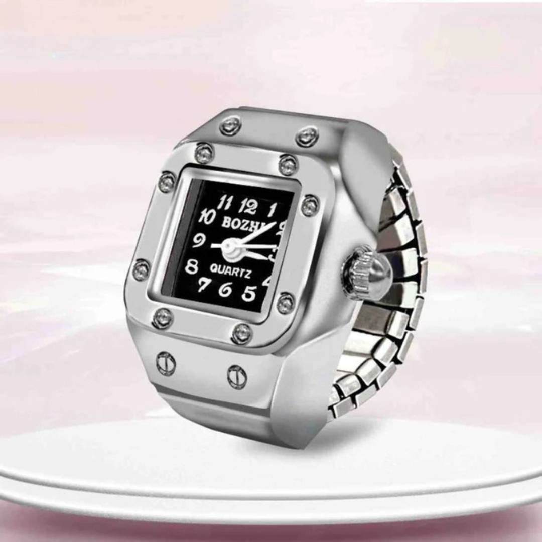 Timevera - Ring horloge - Verstelbaar stijlvol unisex design