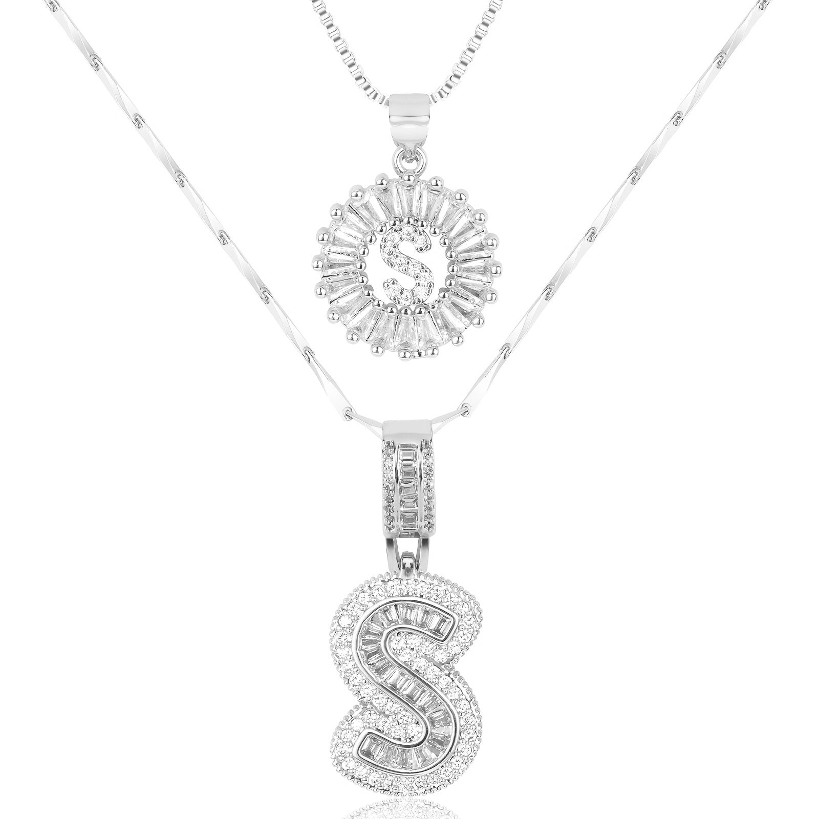 GemLetter Ketting - Initiaal Hanger met Luxe Glans