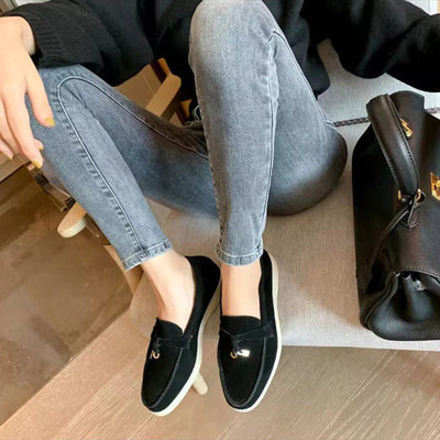 Loafers - Elegante Instappers met Puntneus - Veloura