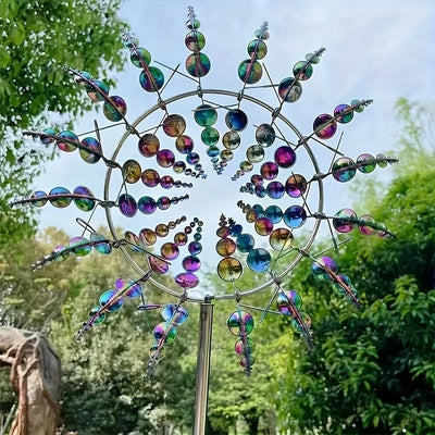 ZonneSchijn Windspinner — Magische Tuindecoratie met Beweging en Glans