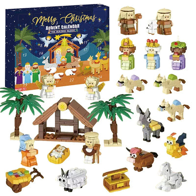 Miniatuur Kerststal Figuren Adventskalender 2025
