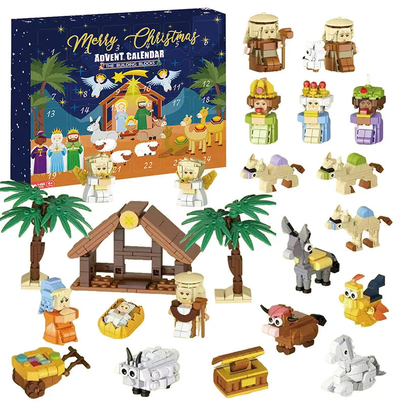 Miniatuur Kerststal Figuren Adventskalender 2025