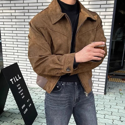 Vintage Casual Jacket - Casual Herenjas met Comfortabele Pasvorm - Veltrano