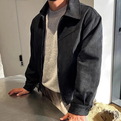 Vintage Casual Jacket - Casual Herenjas met Comfortabele Pasvorm - Veltrano
