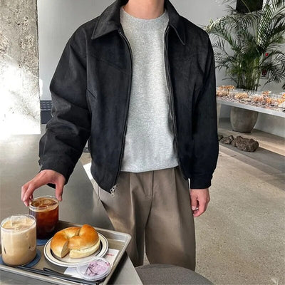 Vintage Casual Jacket - Casual Herenjas met Comfortabele Pasvorm - Veltrano