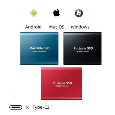 SSD Externe Portable – Stockage Ultra-Rapide pour les Déplacements