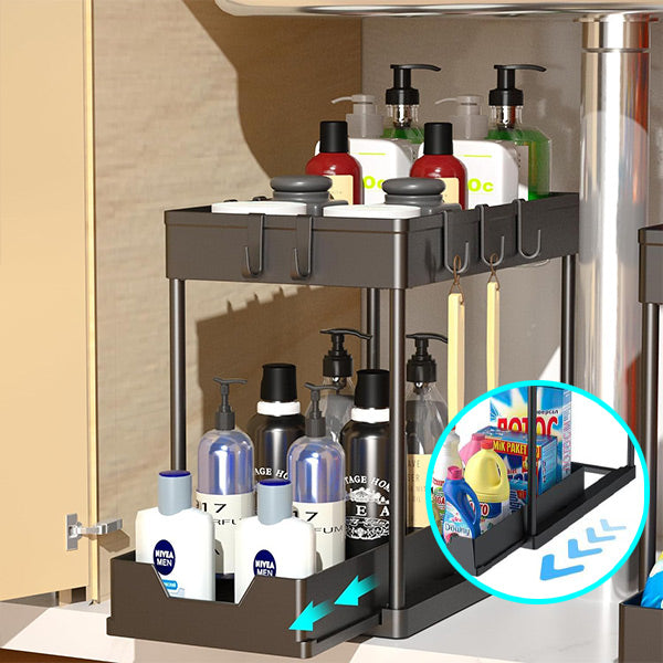 ORGANOVA - Uittrekbare organiser met twee niveaus voor gemakkelijke toegang