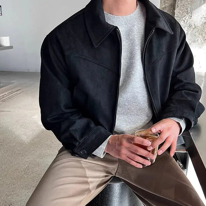 Vintage Casual Jacket - Casual Herenjas met Comfortabele Pasvorm - Veltrano