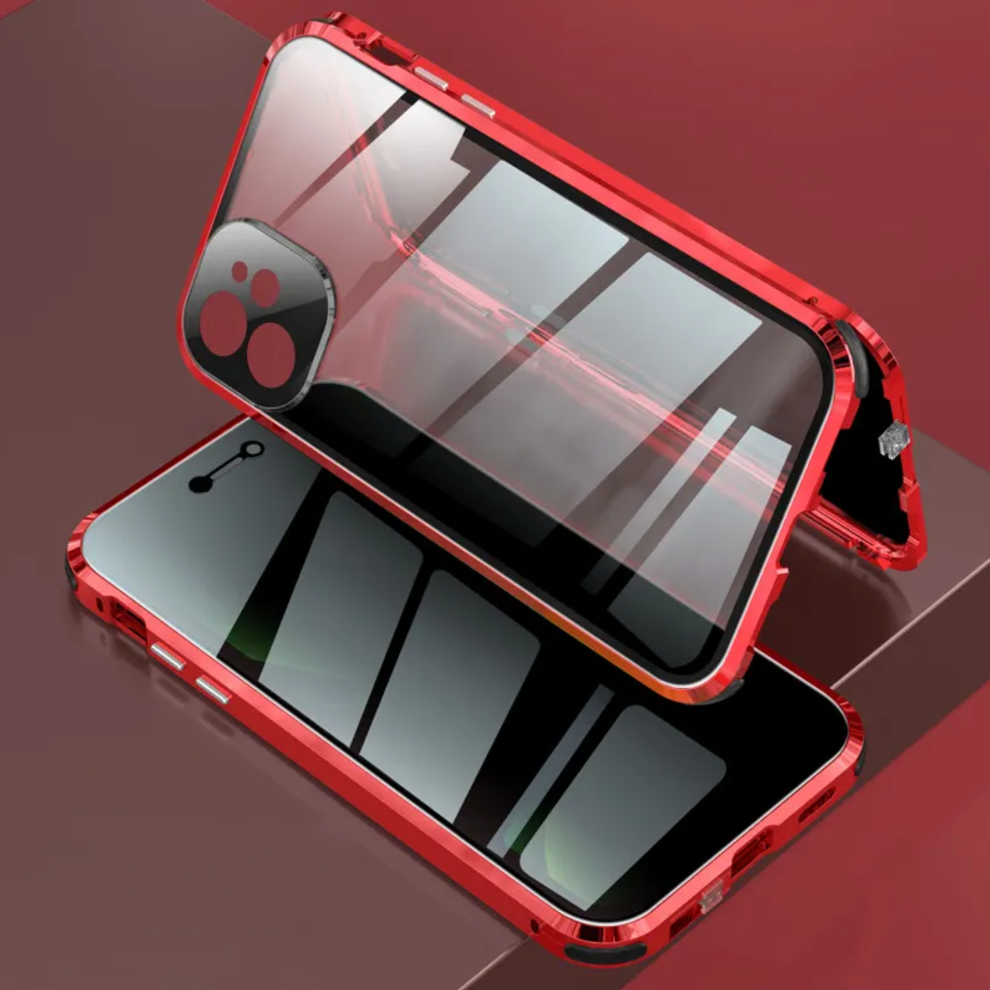 Magnetische Full Cover Privacy Case Military Grade