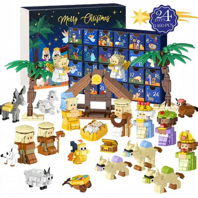 Miniatuur Kerststal Figuren Adventskalender 2025