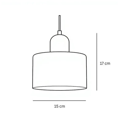 Lumora Suspension - Plafonnier au Design Rétro avec Éclairage Ambiant Chaleureux