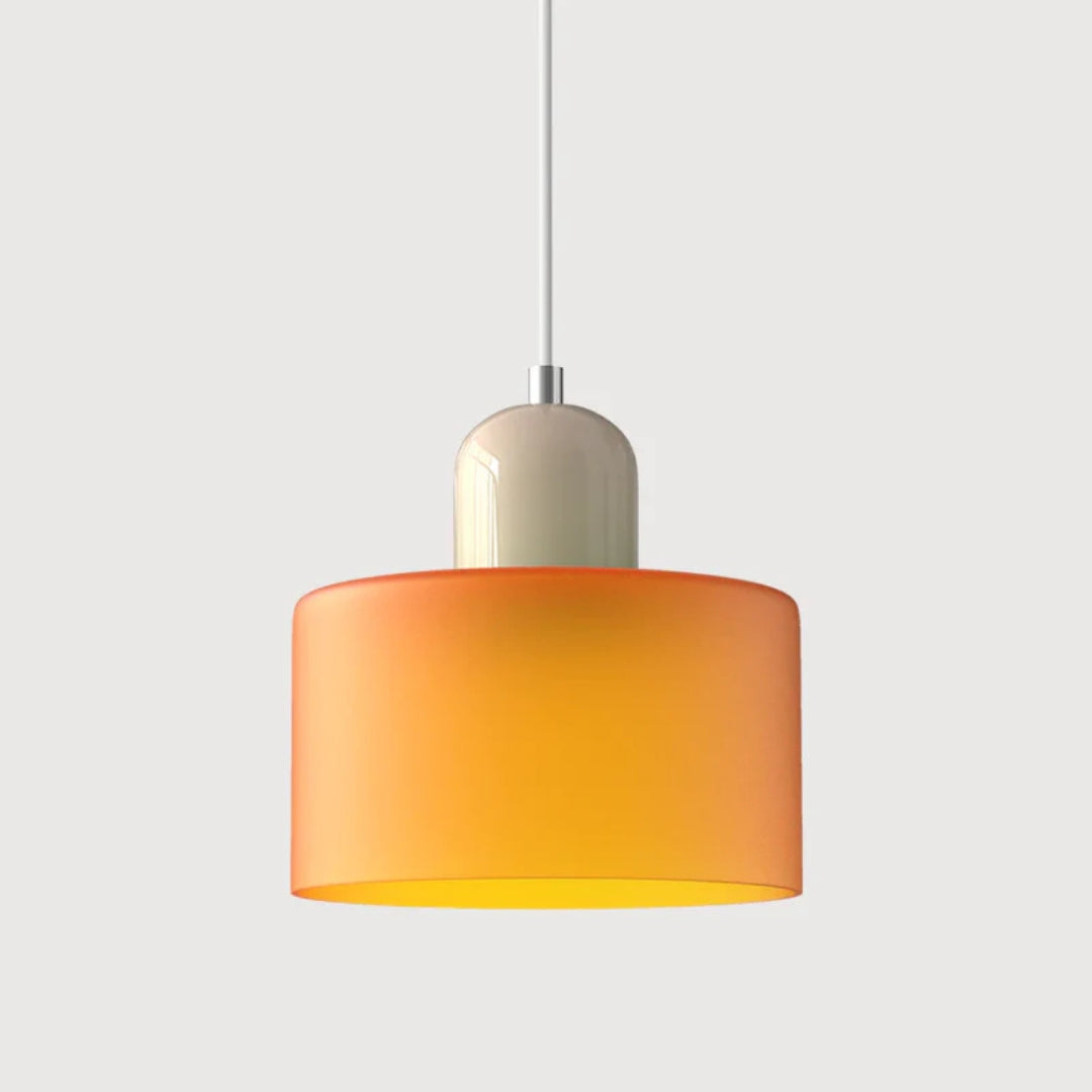 Lumora Suspension - Plafonnier au Design Rétro avec Éclairage Ambiant Chaleureux