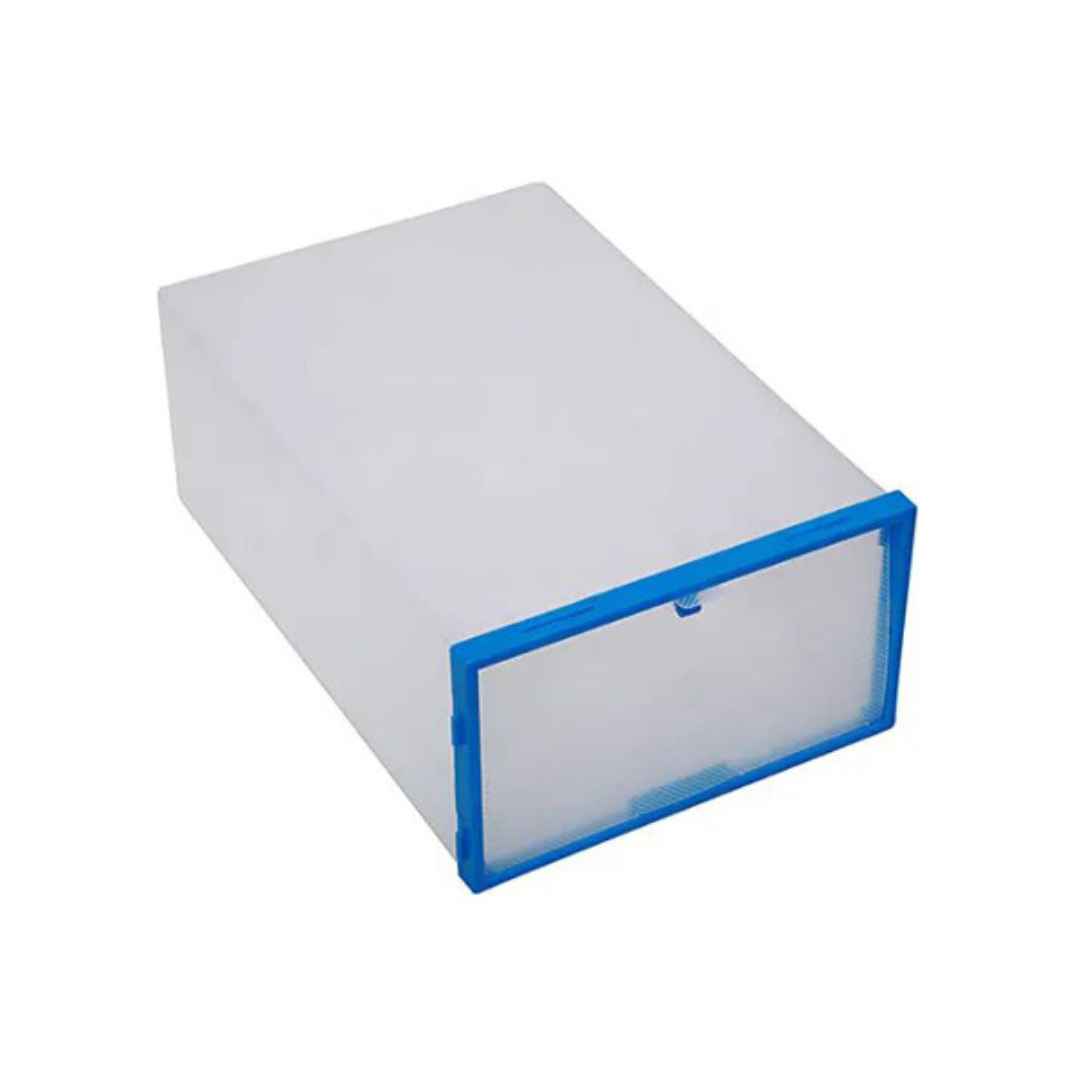 Étagère à chaussures - Organisateur de chaussures empilable - Boîte de rangement - Lot de 12