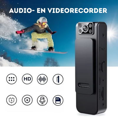 Caméra vidéo portable – Caméra de vlog 2K compacte avec stabilisation