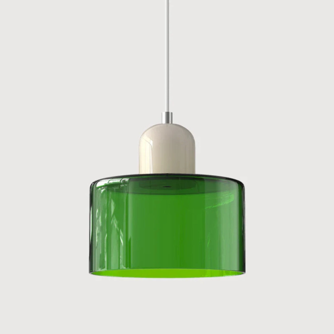 Lumora Suspension - Plafonnier au Design Rétro avec Éclairage Ambiant Chaleureux