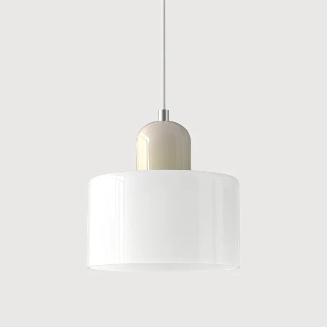Lumora Suspension - Plafonnier au Design Rétro avec Éclairage Ambiant Chaleureux