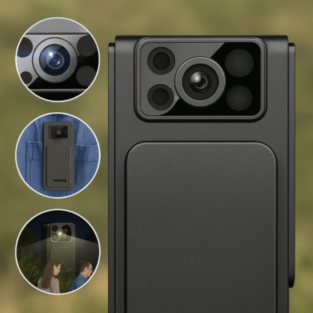 Caméra vidéo portable – Caméra de vlog 2K compacte avec stabilisation