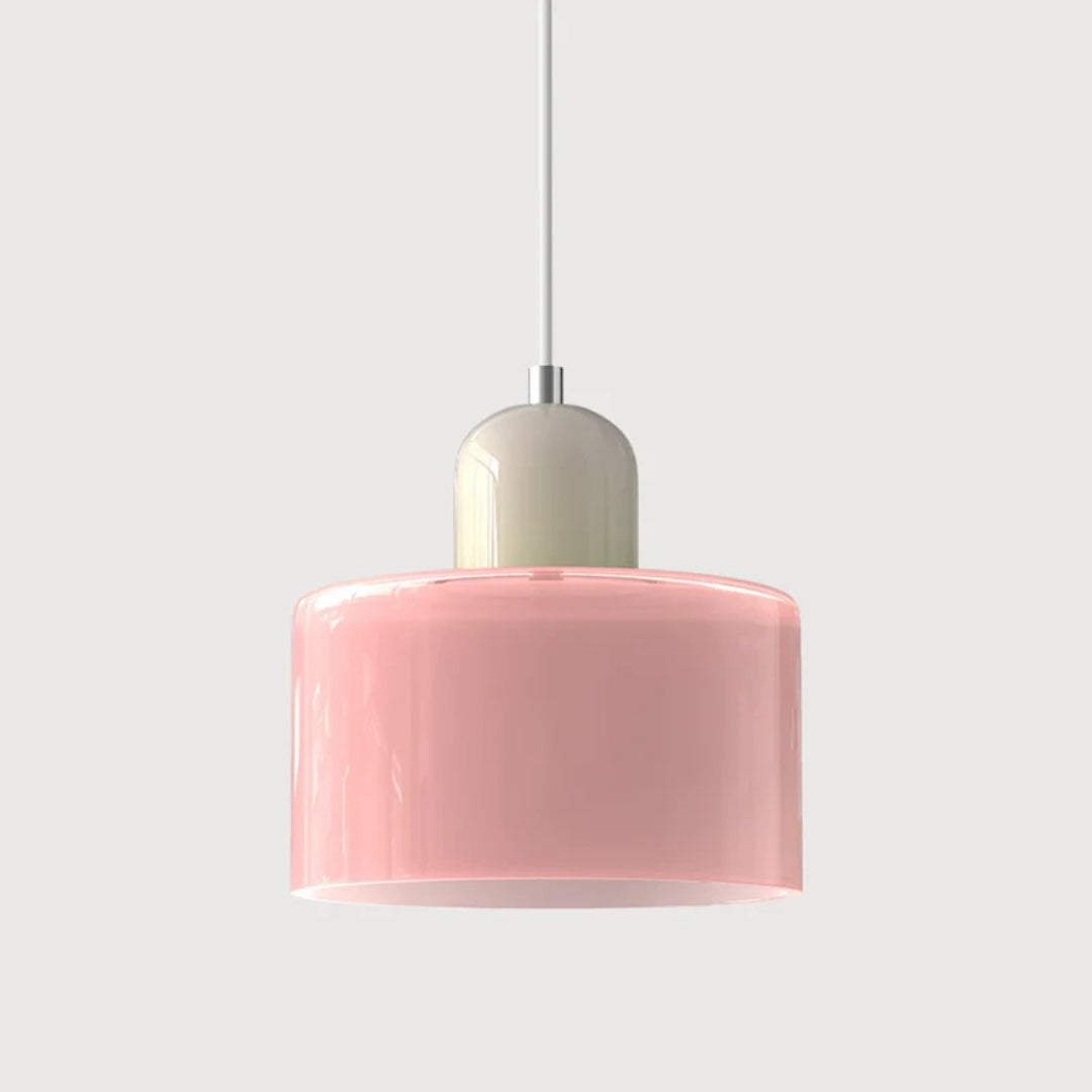 Lumora Suspension - Plafonnier au Design Rétro avec Éclairage Ambiant Chaleureux