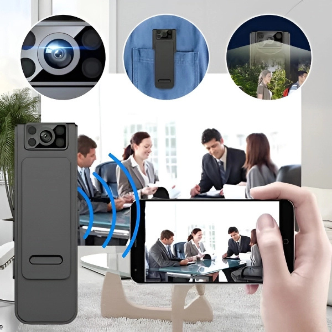 Caméra vidéo portable – Caméra de vlog 2K compacte avec stabilisation