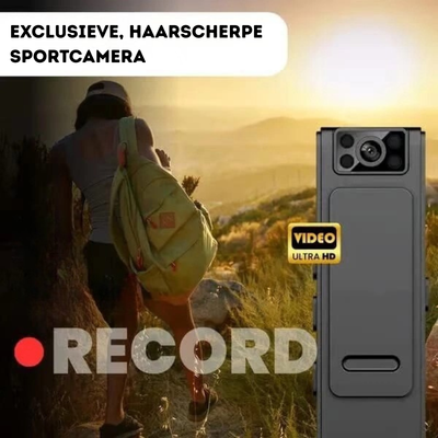 Caméra vidéo portable – Caméra de vlog 2K compacte avec stabilisation
