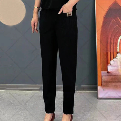 Pantalon en coton - Pantalon stretch confortable pour tous les jours