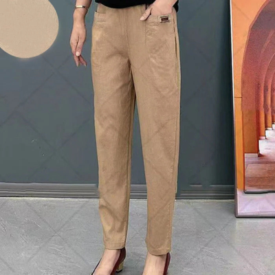 Pantalon en coton - Pantalon stretch confortable pour tous les jours