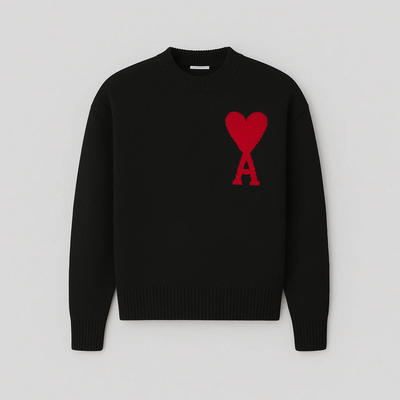McKen Trui - Oversized Sweater met Hartdesign en Comfort