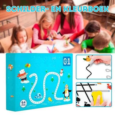 Livre d'apprentissage pour enfants - Exercices réutilisables pour un apprentissage ludique