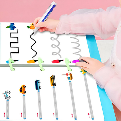 Livre d'apprentissage pour enfants - Exercices réutilisables pour un apprentissage ludique