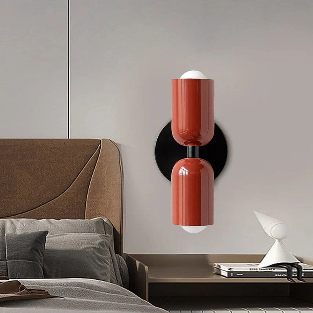 Veloura Wandlamp - Moderne Dubbele Lichtpunten