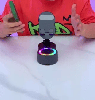 SoundMate - Enceinte à induction avec batterie externe et support