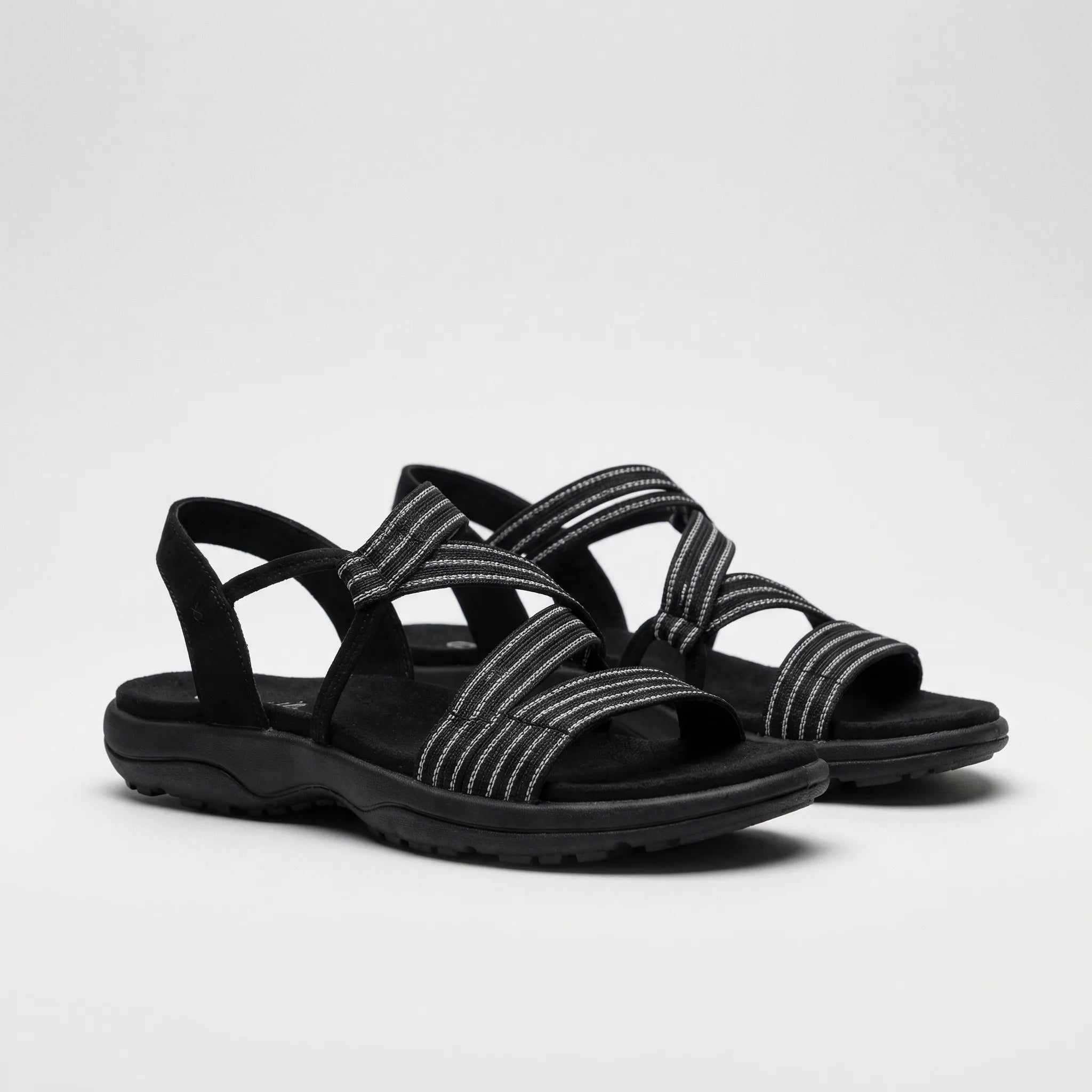 Sandalen - Comfortabele Platte Sandalen met Ondersteunende Bandjes - Soleza