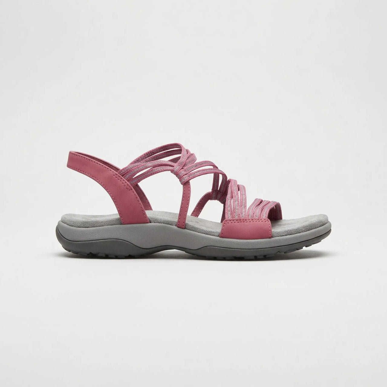 Sandalen - Comfortabele Platte Sandalen met Ondersteunende Bandjes - Soleza