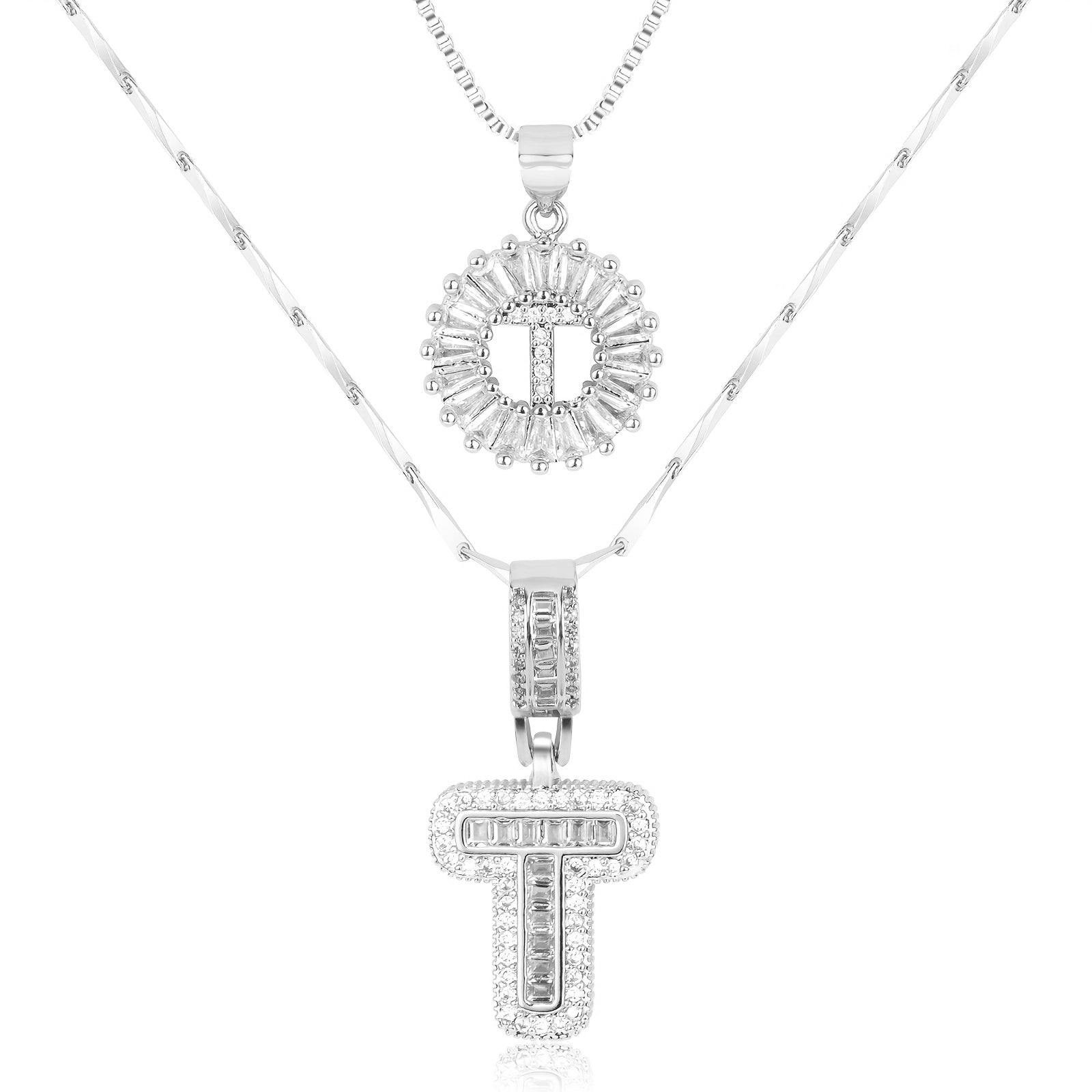 GemLetter Ketting - Initiaal Hanger met Luxe Glans