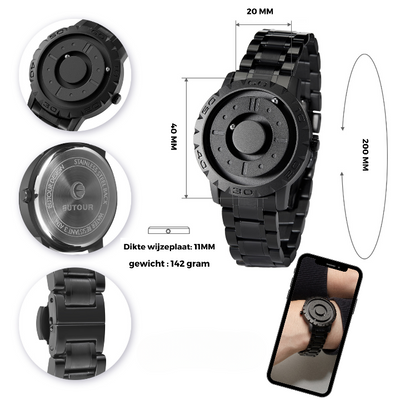 Cosmic Time™ | Magnetisch Kogelhorloge voor Hem en Haar