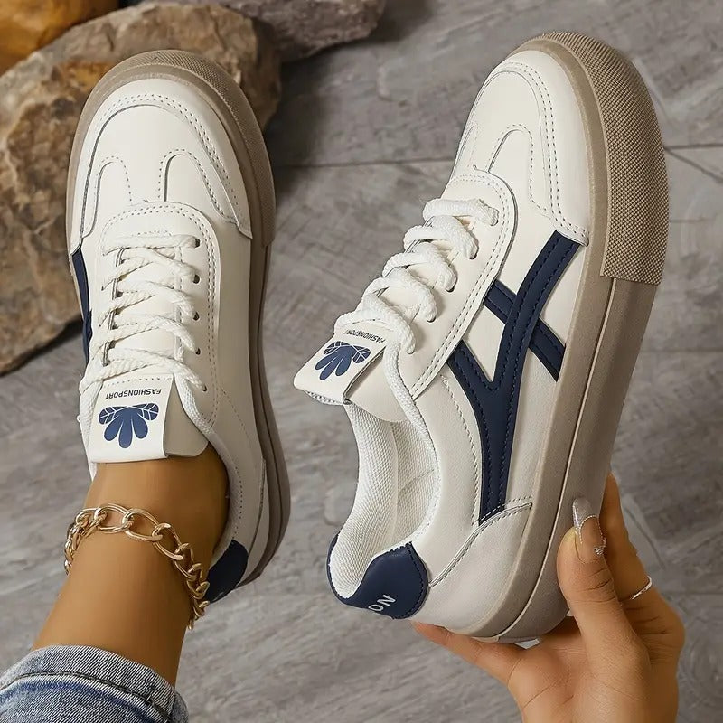 Sneakers - Retro Design met Comfortzool - Solviera
