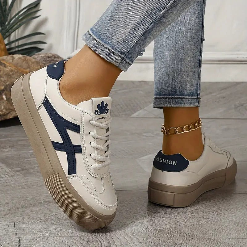 Sneakers - Retro Design met Comfortzool - Solviera