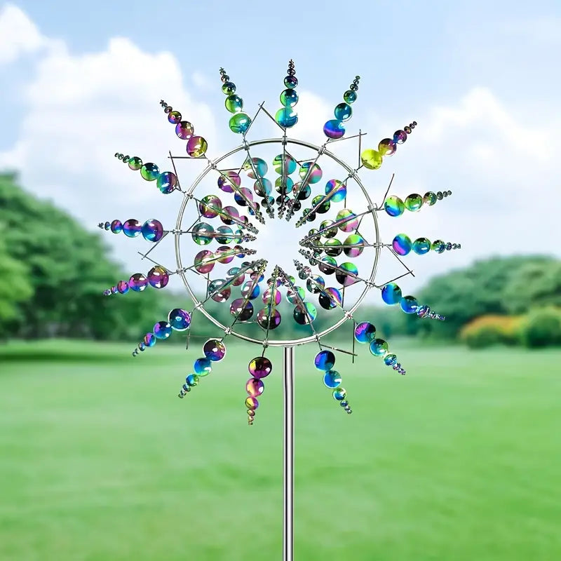 ZonneSchijn Windspinner — Magische Tuindecoratie met Beweging en Glans