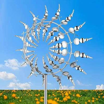 ZonneSchijn Windspinner — Magische Tuindecoratie met Beweging en Glans