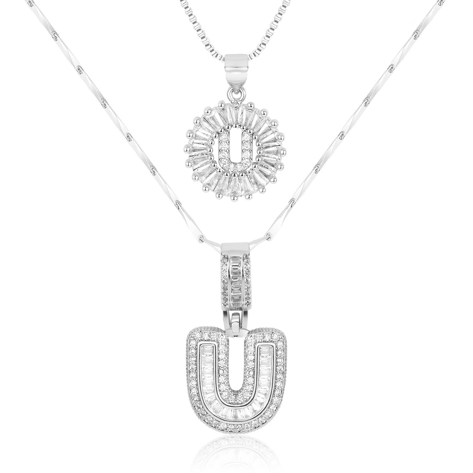 GemLetter Ketting - Initiaal Hanger met Luxe Glans