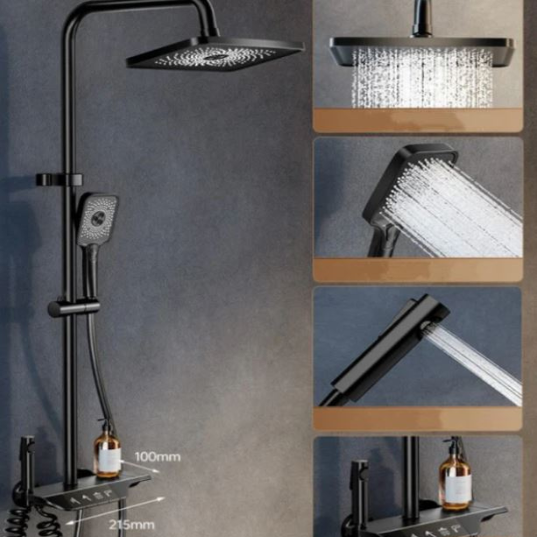 Dohle® - Doucheset - Wandgemonteerde hogedruk doucheset